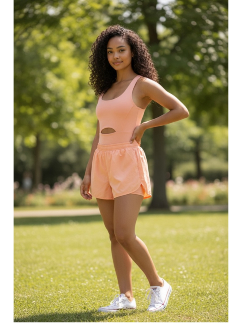 Women's Free People Peach Jumpsuit & Romper L